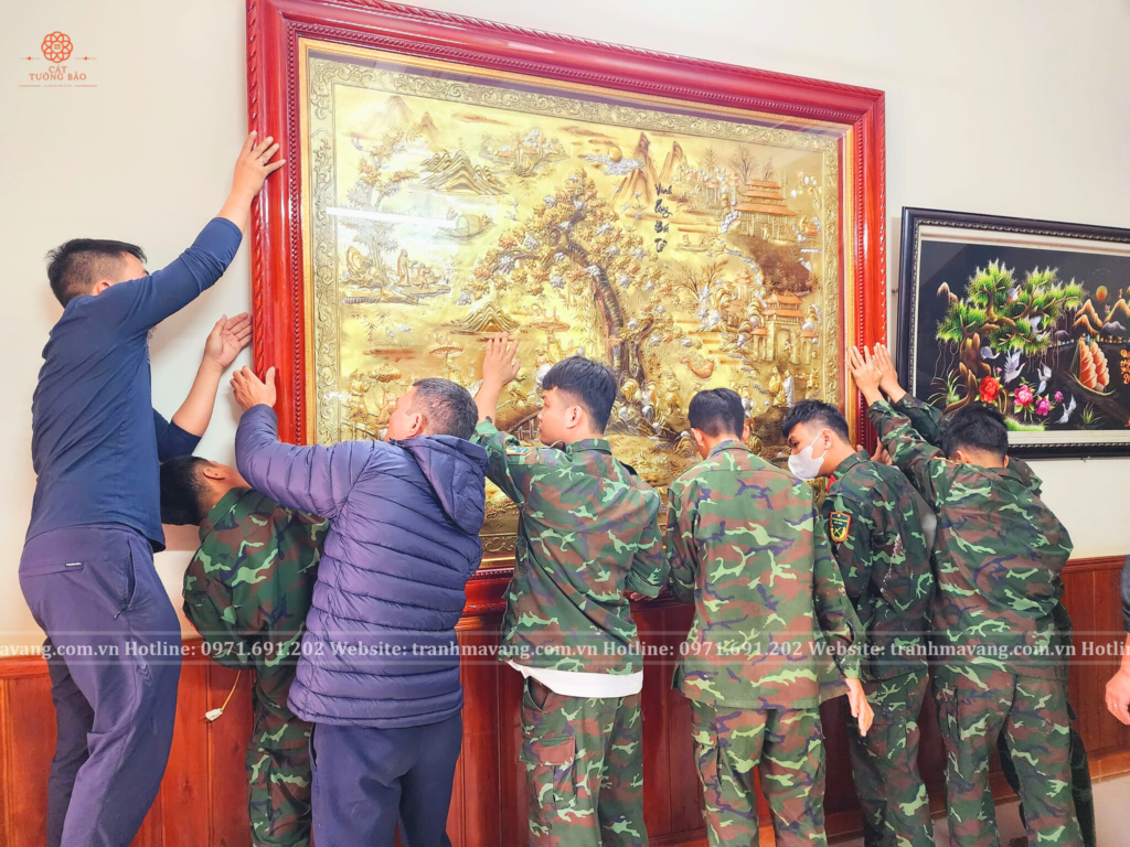 vị trí treo tranh
