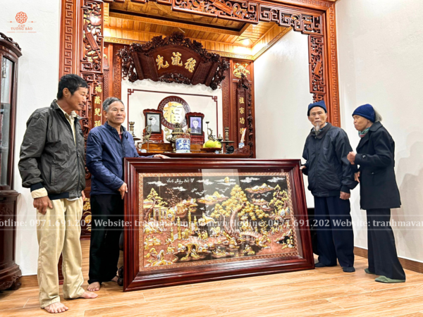 tranh đồng vinh quy bái tổ