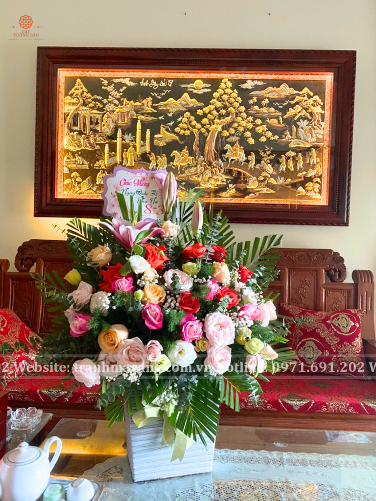 tranh đồng vinh quy bái tổ